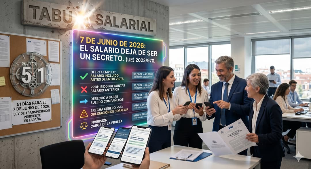 El 7 de junio, el salario deja de ser un secreto: lo que cambia con la Directiva de Transparencia Salarial