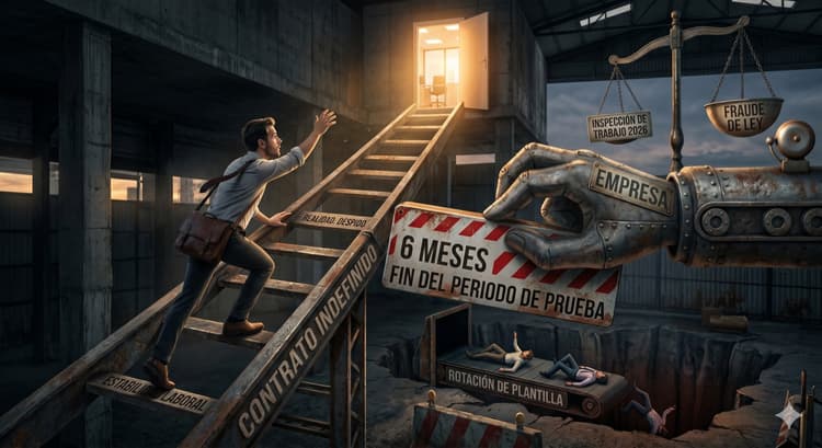 342 empresas multadas: el periodo de prueba se convirtió en la trampa favorita del fraude laboral