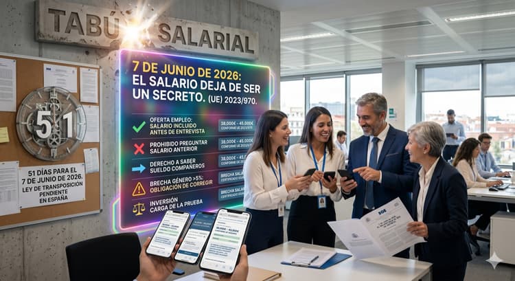 El 7 de junio, el salario deja de ser un secreto: lo que cambia con la Directiva de Transparencia Salarial