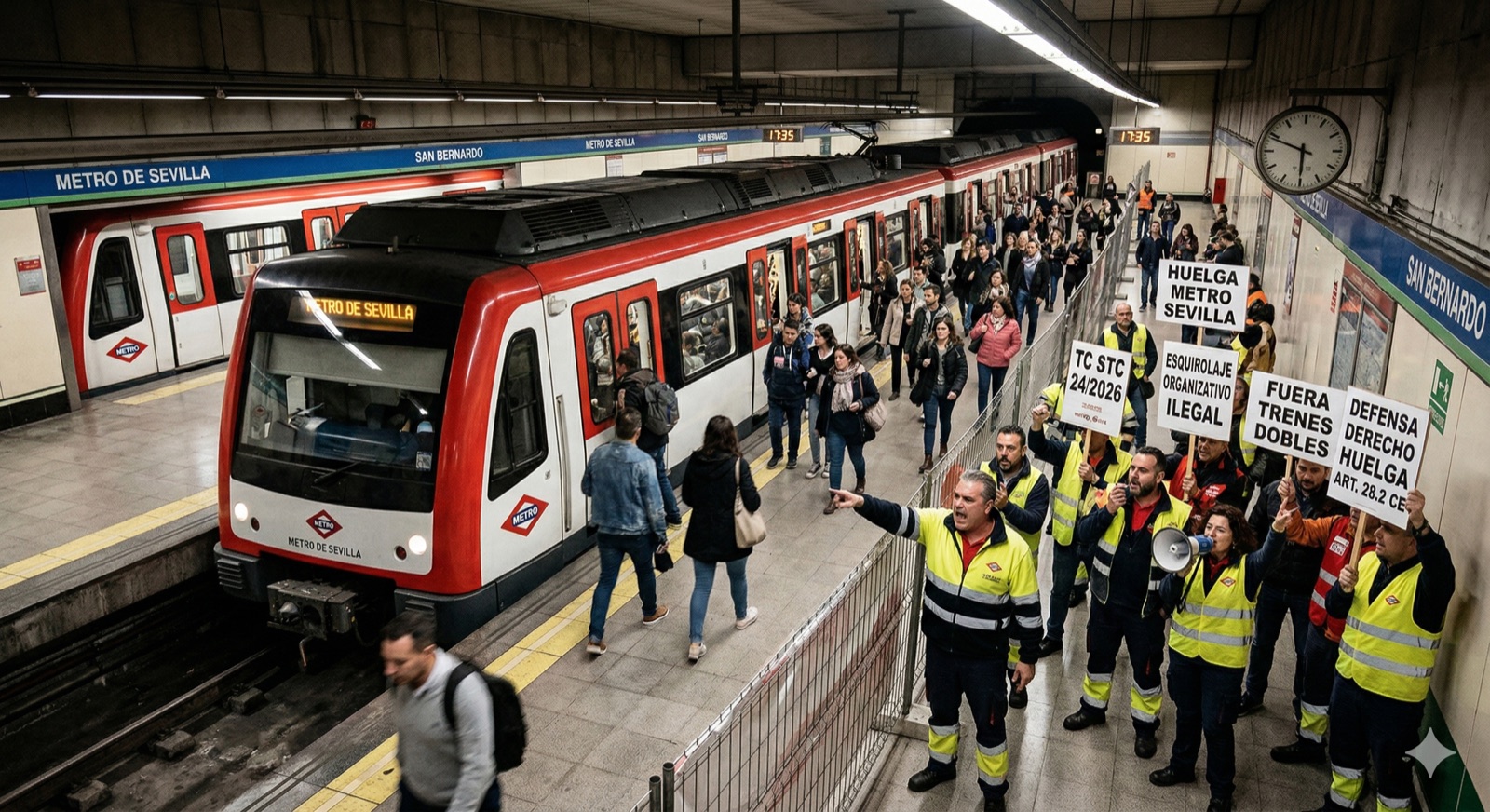 Ni trenes dobles ni robots: el día que el Constitucional puso límites a la huelga del siglo XXI
