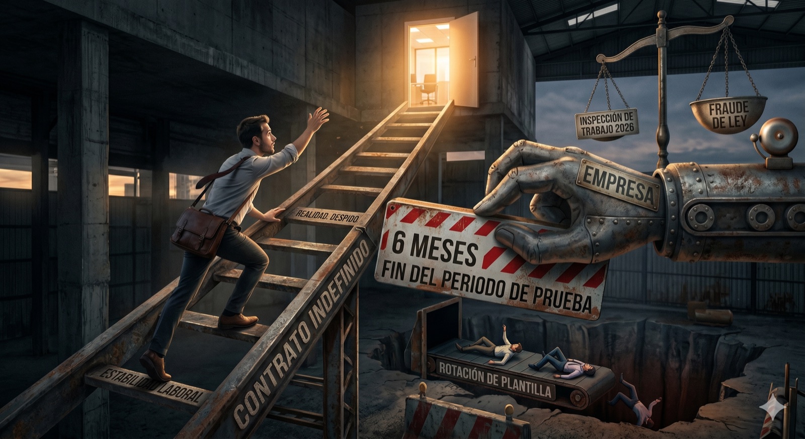 342 empresas multadas: el periodo de prueba se convirtió en la trampa favorita del fraude laboral